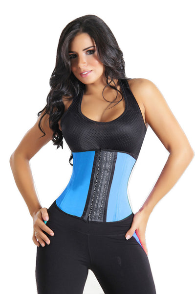 Hook Waist Training Cincher Blue